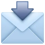 Whatsapp platformu için envelope with arrow