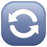 counterclockwise arrows button para la plataforma Whatsapp
