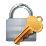 locked with key για την πλατφόρμα Whatsapp