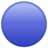 blue circle alustalla Whatsapp