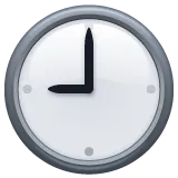 nine o’clock for Whatsapp platform
