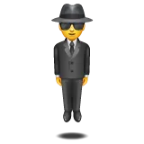 person in suit levitating עבור פלטפורמת Whatsapp