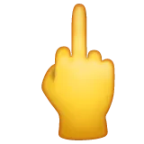 Whatsapp cho nền tảng middle finger
