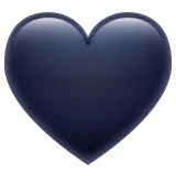 black heart עבור פלטפורמת Whatsapp