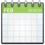Whatsapp 플랫폼을 위한 spiral calendar