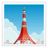 Tokyo tower för Whatsapp-plattform