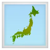 map of Japan för Whatsapp-plattform