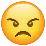 angry face voor Whatsapp platform