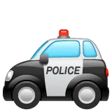 police car per la piattaforma Whatsapp
