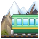 mountain railway för Whatsapp-plattform