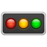 horizontal traffic light per la piattaforma Whatsapp