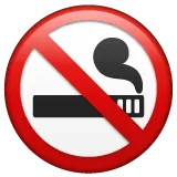 no smoking til Whatsapp platform