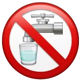 non-potable water per la piattaforma Whatsapp
