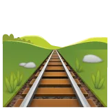 railway track untuk platform Whatsapp