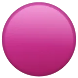 Whatsapp 플랫폼을 위한 purple circle