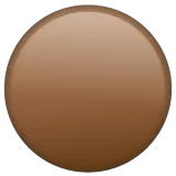 Whatsapp 플랫폼을 위한 brown circle