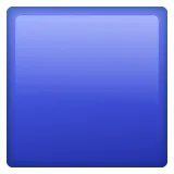 blue square for Whatsapp-plattformen