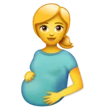 pregnant woman for Whatsapp platform