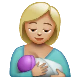 Whatsapp dla platformy breast-feeding: medium-light skin tone