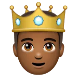 prince: medium-dark skin tone untuk platform Whatsapp