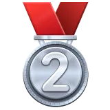 2nd place medal for Whatsapp platform
