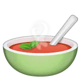 Whatsapp platformu için bowl with spoon