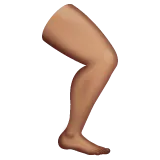 leg: medium skin tone untuk platform Whatsapp