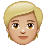 person: medium-light skin tone untuk platform Whatsapp
