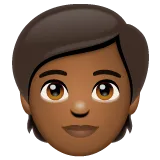 person: medium-dark skin tone für Whatsapp Plattform