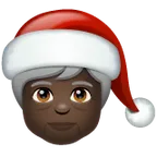 Mx Claus: dark skin tone สำหรับแพลตฟอร์ม Whatsapp