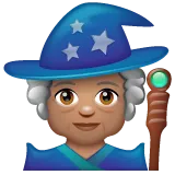 mage: medium skin tone für Whatsapp Plattform