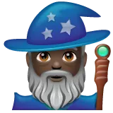 man mage: dark skin tone pentru platforma Whatsapp