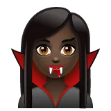 vampire: dark skin tone per la piattaforma Whatsapp
