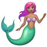 Whatsapp dla platformy merperson: medium skin tone