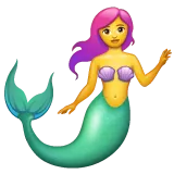 mermaid voor Whatsapp platform
