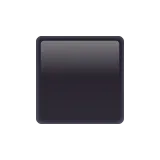 black medium square for Whatsapp-plattformen
