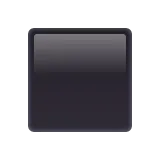 black medium-small square for Whatsapp-plattformen