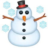 Whatsapp platformu için snowman
