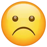 Whatsapp cho nền tảng frowning face