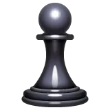 Whatsapp 平台中的 chess pawn
