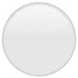 white circle för Whatsapp-plattform