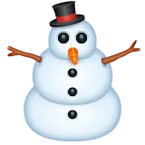 snowman without snow for Whatsapp platform