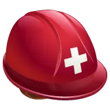 rescue worker’s helmet for Whatsapp-plattformen