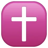 latin cross for Whatsapp-plattformen