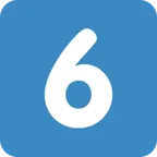 keycap: 6 pour la plateforme X / Twitter