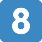 keycap: 8 per la piattaforma X / Twitter