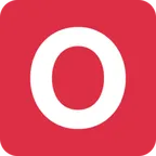 O button (blood type) für X / Twitter Plattform