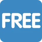 FREE button für X / Twitter Plattform