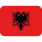 flag: Albania for X / Twitter platform