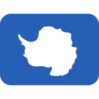flag: Antarctica for X / Twitter platform